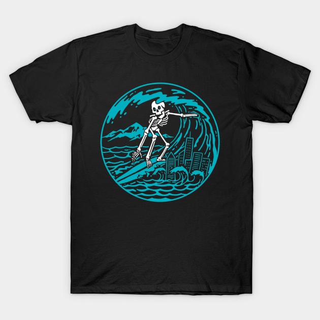 City Surfing T-Shirt by Dustin Wyatt Design